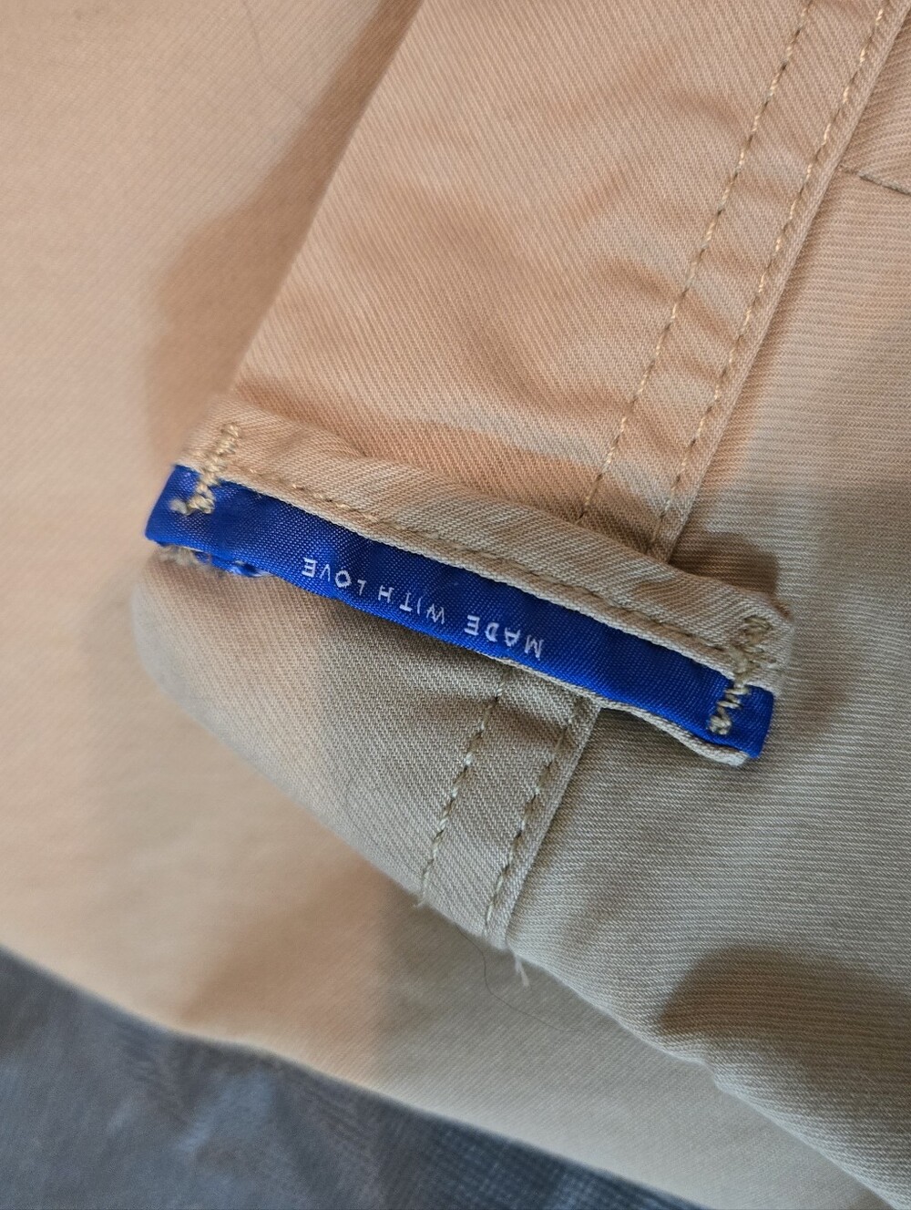 Scotch & Soda Tan Chino Pants with Branded Patch - Picture 8 of 16